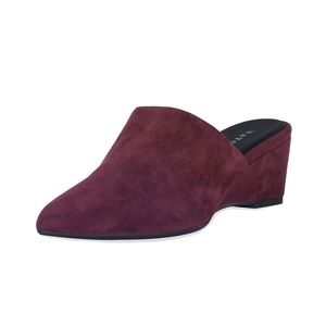 Natori Plum Suede Mule
